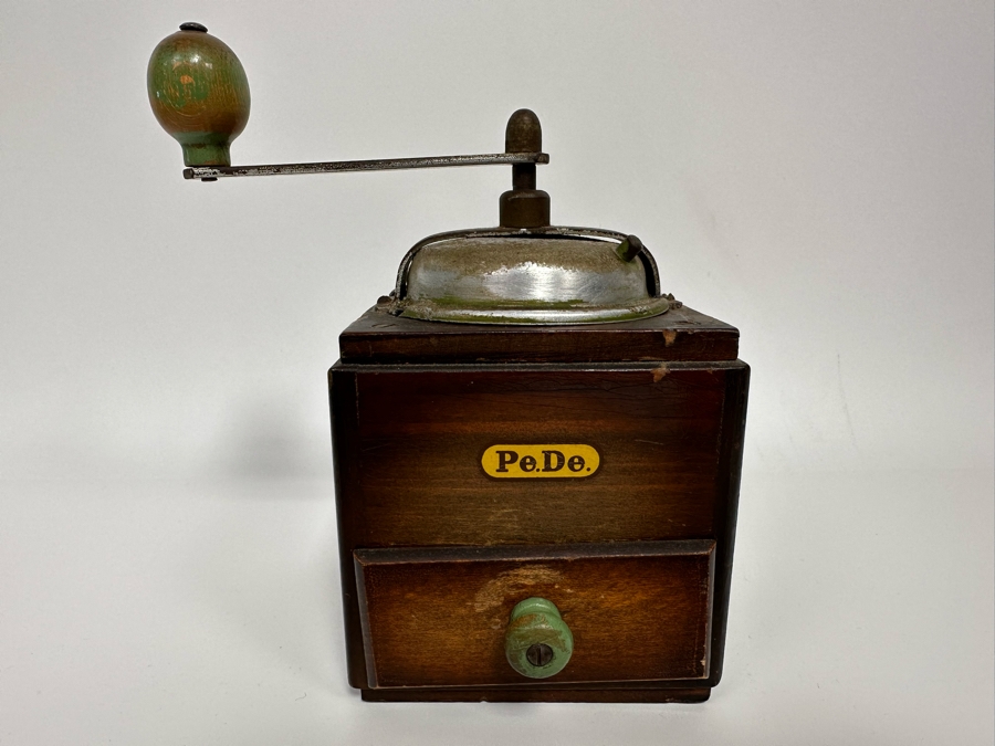 Vintage Coffee Grinder From The German-Occupied Netherlands Used During Operation Manna World War II Time Period To Grind Tulip Bulbs To Eat To Survive - Provenance Is From Grandson 4.5W X 5D X 8H [Photo 3]