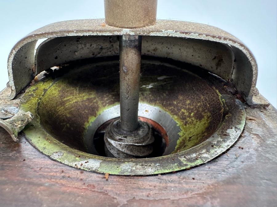 Vintage Coffee Grinder From The German-Occupied Netherlands Used During Operation Manna World War II Time Period To Grind Tulip Bulbs To Eat To Survive - Provenance Is From Grandson 4.5W X 5D X 8H [Photo 20]