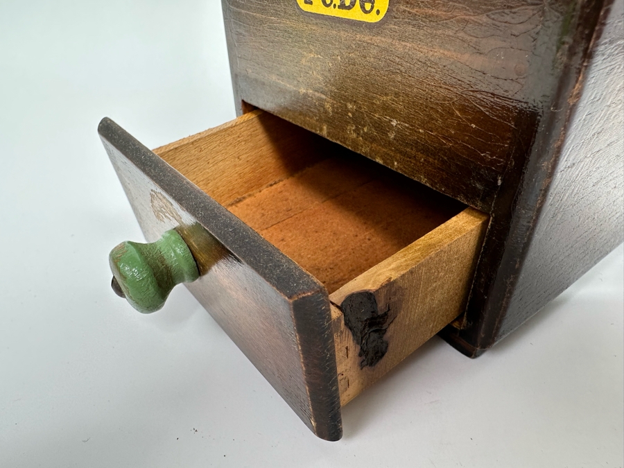 Vintage Coffee Grinder From The German-Occupied Netherlands Used During Operation Manna World War II Time Period To Grind Tulip Bulbs To Eat To Survive - Provenance Is From Grandson 4.5W X 5D X 8H [Photo 13]