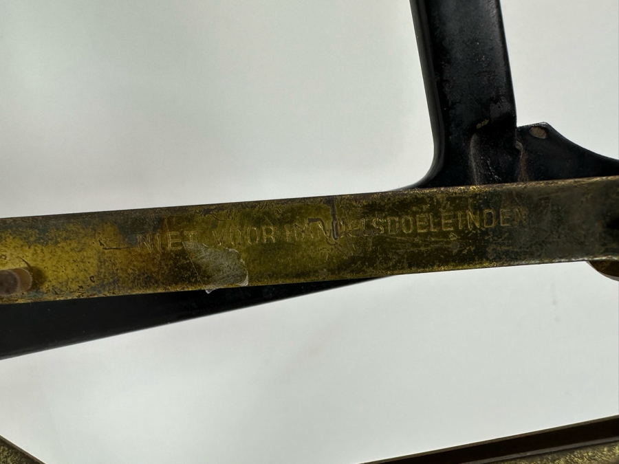 Vintage Portable Postal Scale With Adjustable Pendulum Used To Switch Between Two Enamel Scales (0-100g Or 0-500g) [Photo 6]