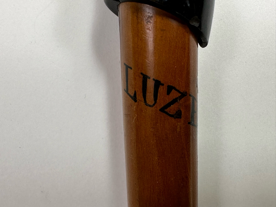 Antique Cane From Switzerland With Horn Handle 31L [Photo 7]