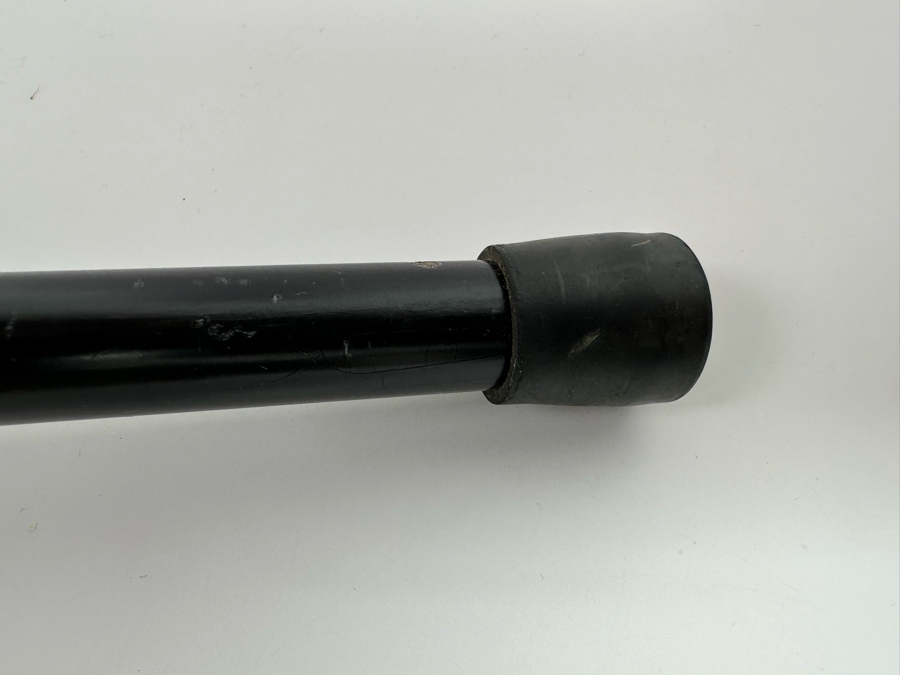 Vintage Sterling Silver Handle Wooden Cane With 925 Fleur De Lis Marking 34.5L [Photo 12]