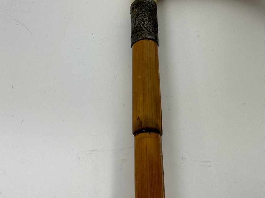 Vintage Horse Riding Crop Whip With Bone Handle [Photo 10]