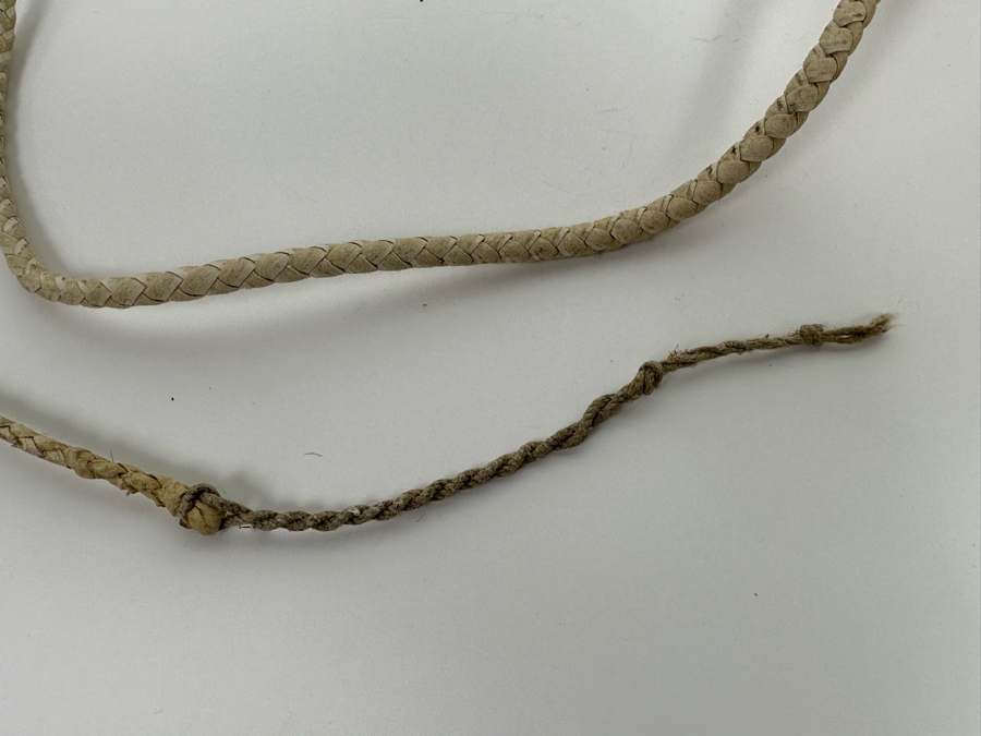 Vintage Horse Riding Crop Whip With Bone Handle [Photo 5]