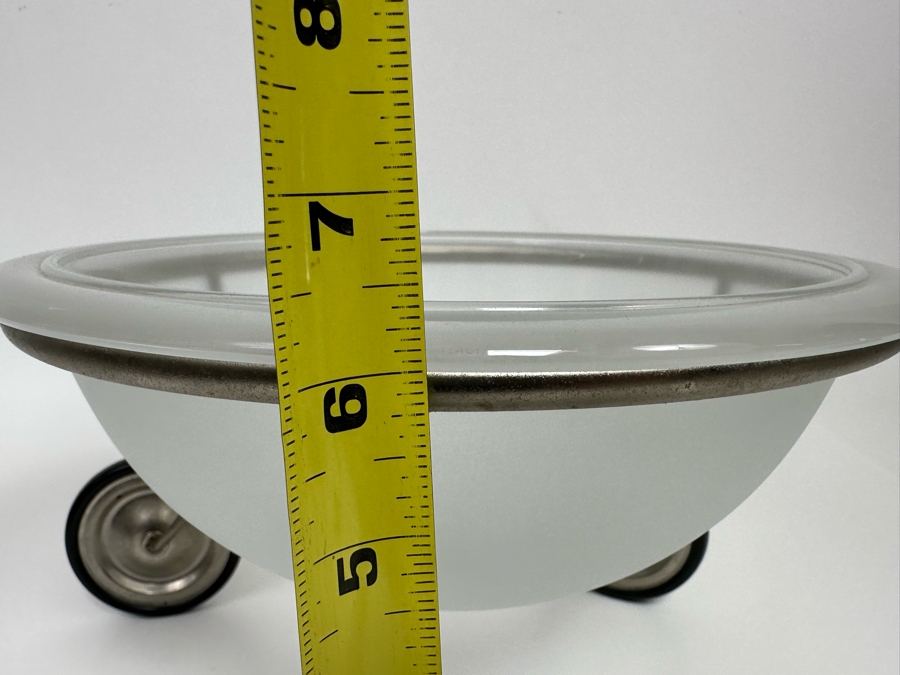 Arnout Visser 'Fruit On Wheels' Glass Bowl 1992/93 Dutch Postmodern Design 10W X 6H [Photo 10]