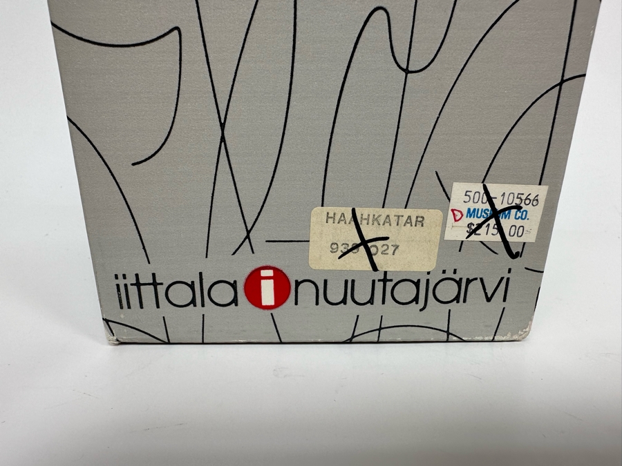 Oiva Toikka (Finland) Art Glass Bird Haahkatar Or Eider Sea Duck By Iittala With Original Box 8W X 3.5D X 3H [Photo 17]