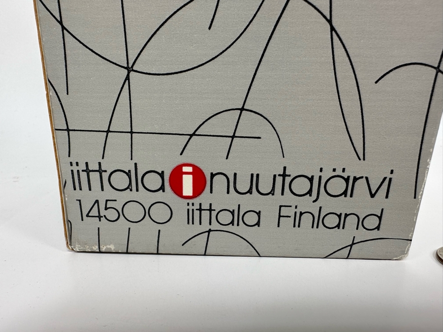 Oiva Toikka (Finland) Art Glass Bird Haahkatar Or Eider Sea Duck By Iittala With Original Box 8W X 3.5D X 3H [Photo 14]