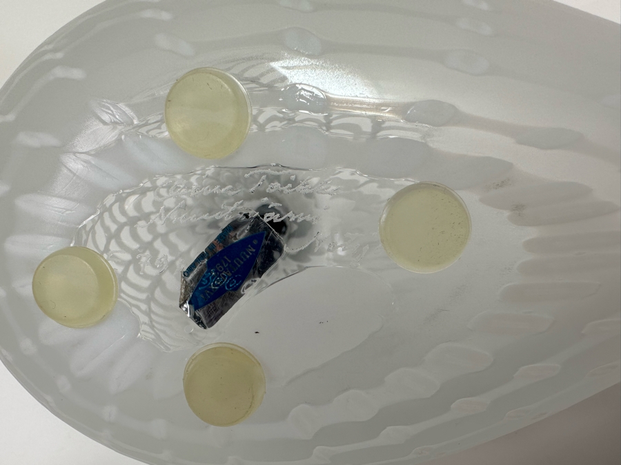 Oiva Toikka (Finland) Limited Edition Art Glass Bird Rayska Nuutajarvi By Iittala Signed And Numbered 791 Of 3,000 With Original Box 12W X 4D X 5.5H [Photo 12]