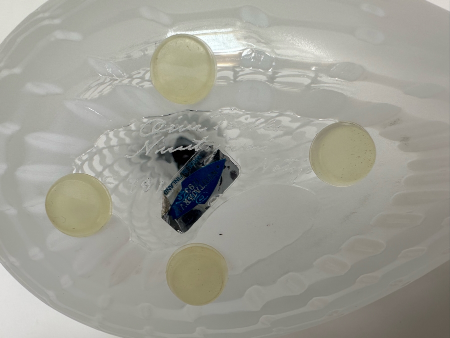 Oiva Toikka (Finland) Limited Edition Art Glass Bird Rayska Nuutajarvi By Iittala Signed And Numbered 791 Of 3,000 With Original Box 12W X 4D X 5.5H [Photo 11]