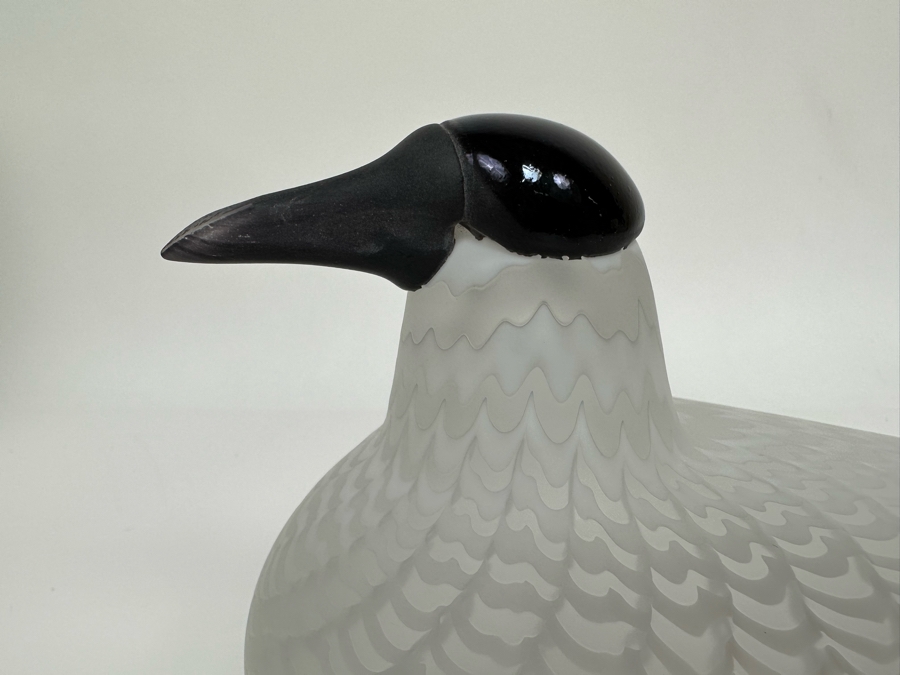Oiva Toikka (Finland) Limited Edition Art Glass Bird Rayska Nuutajarvi By Iittala Signed And Numbered 791 Of 3,000 With Original Box 12W X 4D X 5.5H [Photo 6]