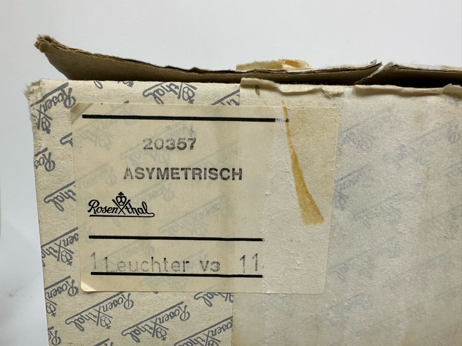 Rosenthal Aqualux Asymetrisch 3-Piece Candle Holder Designed By Johannes Dinnebier / Timo Sarpaneva With Box [Photo 5]