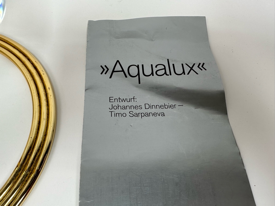 Rosenthal Aqualux Asymetrisch 3-Piece Candle Holder Designed By Johannes Dinnebier / Timo Sarpaneva With Box [Photo 4]