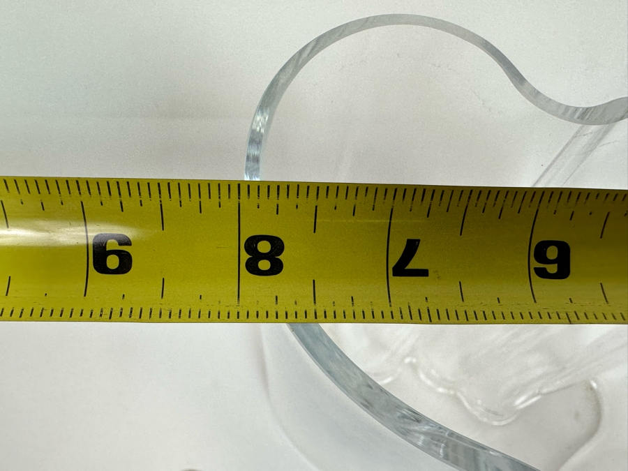 Alvar Aalto Organic Clear Glass Vase Finnish Design Savoy Vase Mouthblown For Iittala 8W X 6H [Photo 13]