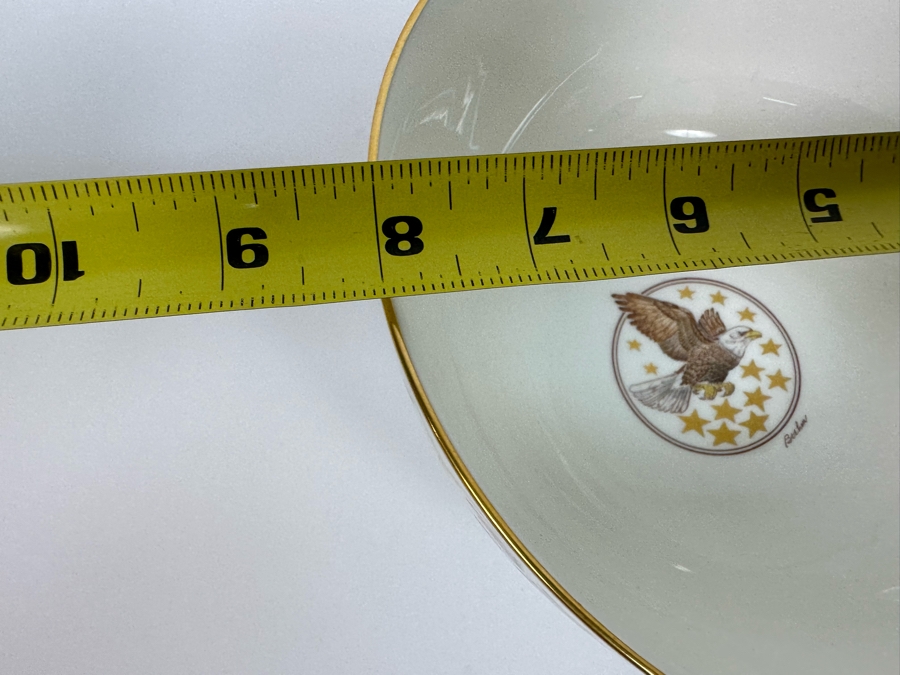 Boehm Birds And Flowers Of The Thirteen Original States Bowl 8R X 3.5H [Photo 11]