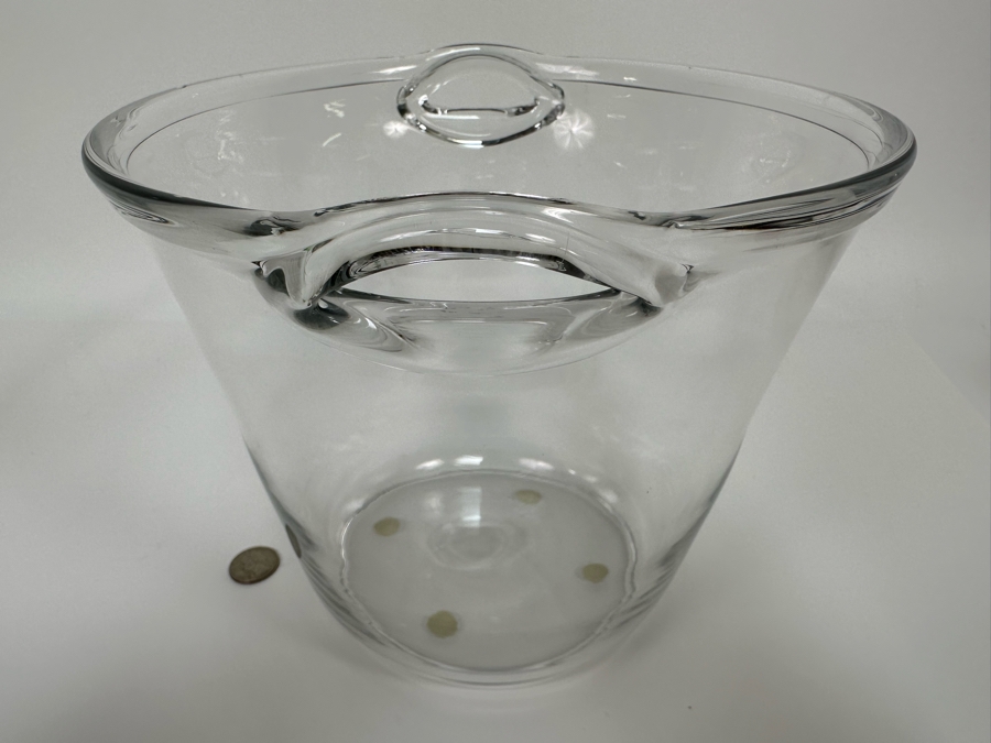 Orrefors Crystal Ice Bucket 10W X 8H [Photo 7]