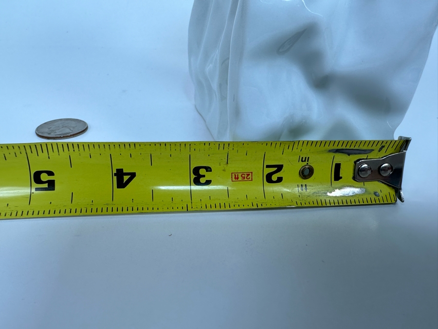 Tapio Wirkkala White Porcelain Bag Vase For Rosenthal Germany 4W X 2.5D X 8.5H [Photo 15]