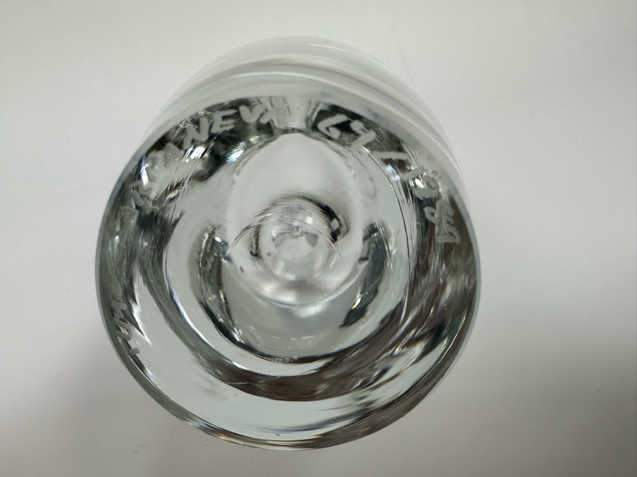 Timo Sarpaneva Orkidea Orchid Art Glass Vase For Iittala Finland With Retails $1,600 [Photo 13]