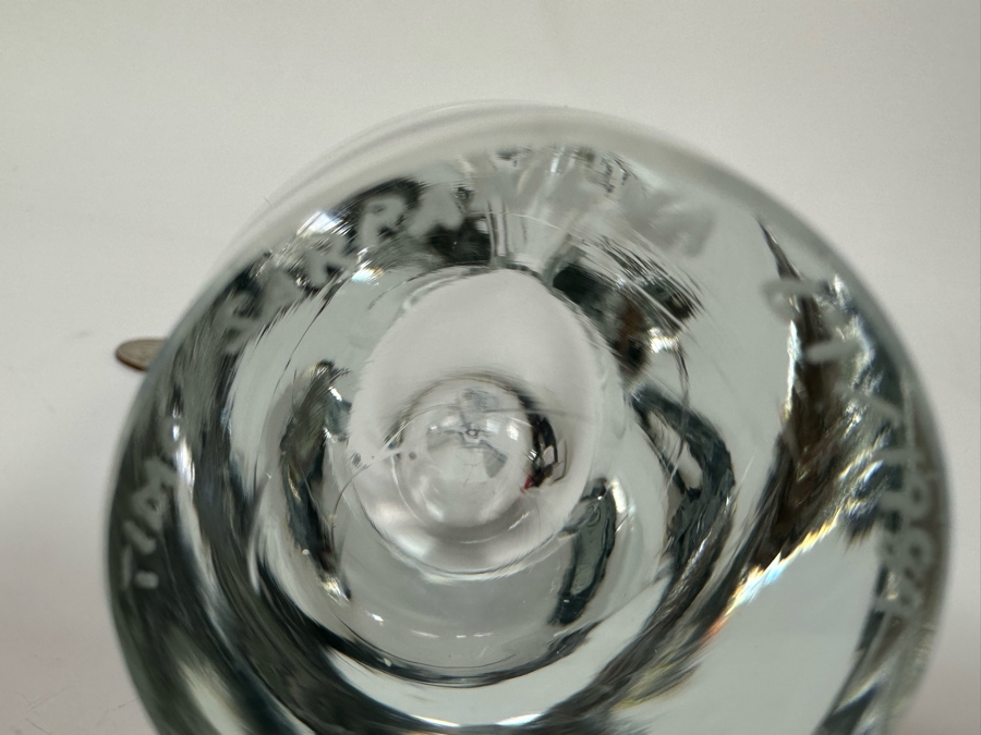 Timo Sarpaneva Orkidea Orchid Art Glass Vase For Iittala Finland With Retails $1,600 [Photo 11]