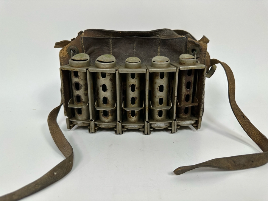 Vintage 5 Barrel Fare Box Coin Changer Johnson Changer Lynde-Ordway Co, Inc Los Angeles, CA With Leather Harness 6H [Photo 4]