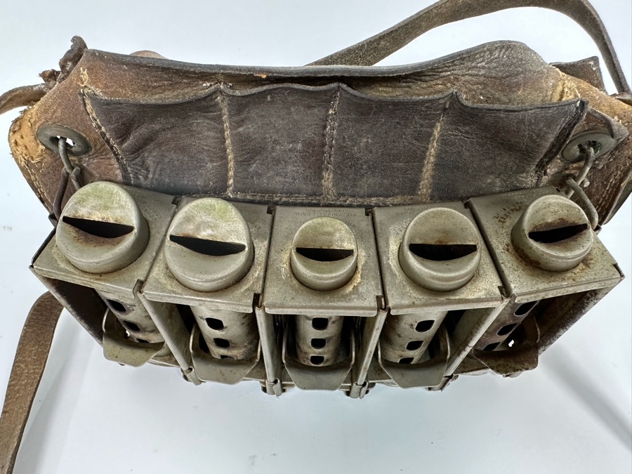 Vintage 5 Barrel Fare Box Coin Changer Johnson Changer Lynde-Ordway Co, Inc Los Angeles, CA With Leather Harness 6H [Photo 5]