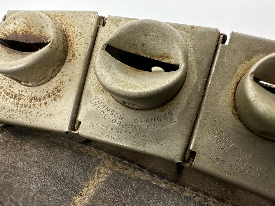 Vintage 5 Barrel Fare Box Coin Changer Johnson Changer Lynde-Ordway Co, Inc Los Angeles, CA With Leather Harness 6H [Photo 6]