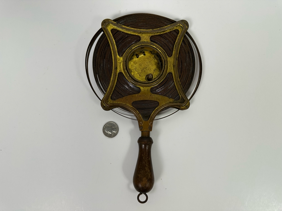 Antique Justus Roe & Sons Metal Tape Measure 7W X 10.5H [Photo 8]