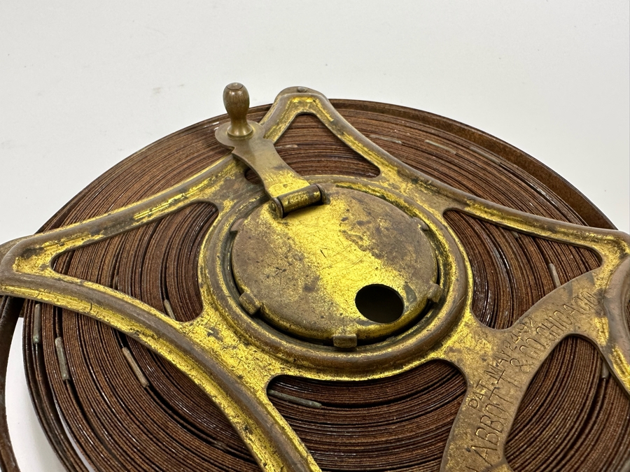 Antique Justus Roe & Sons Metal Tape Measure 7W X 10.5H [Photo 6]