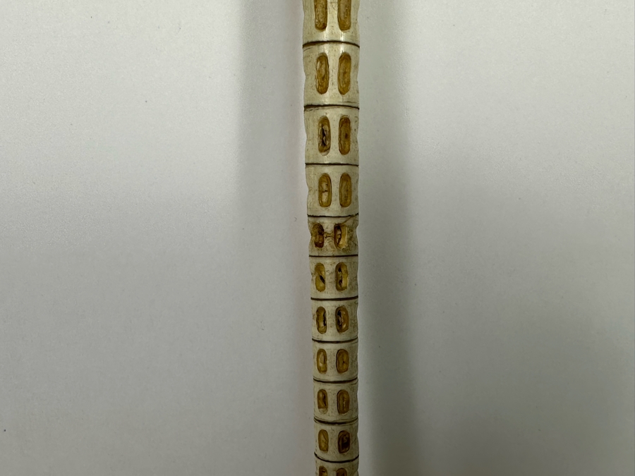 Antique Shark Vertebrae Horn Handle Cane 31.5L [Photo 7]