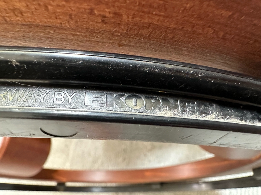 Stressless Leather Reclining Armchair With Ottoman By Ekornes Made In Norway (Side Table Accessory Has Been Removed So Chair Needs A Replacement Screw In One Of The Arms) [Photo 11]