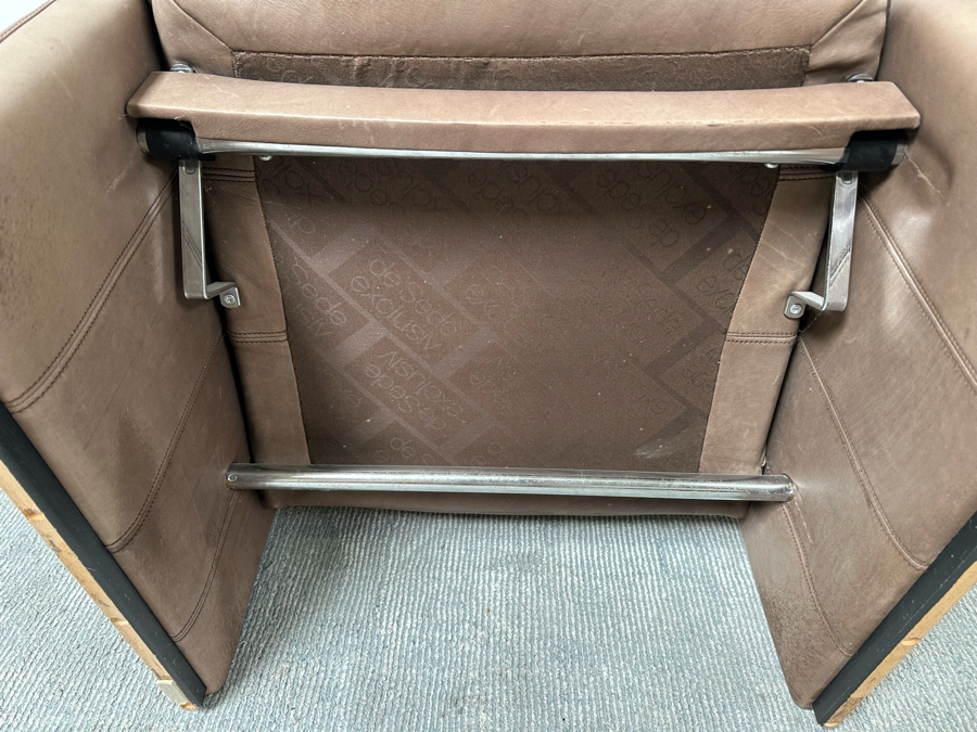 Vintage Mid-Century De Sede 'DS-50' Adjustable Leather Lounge Chair Made In Switzerland [Photo 13]