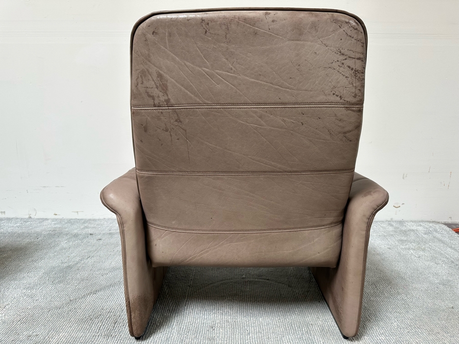 Vintage Mid-Century De Sede 'DS-50' Adjustable Leather Lounge Chair Made In Switzerland [Photo 10]