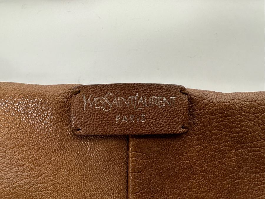 Vintage Yves Saint Laurent Leather Handbag 16W [Photo 4]