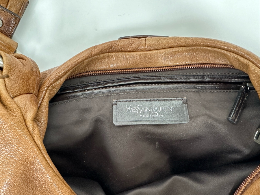 Vintage Yves Saint Laurent Leather Handbag 16W [Photo 8]