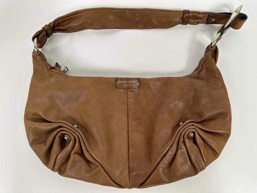 Vintage Yves Saint Laurent Leather Handbag 16W [Photo 2]