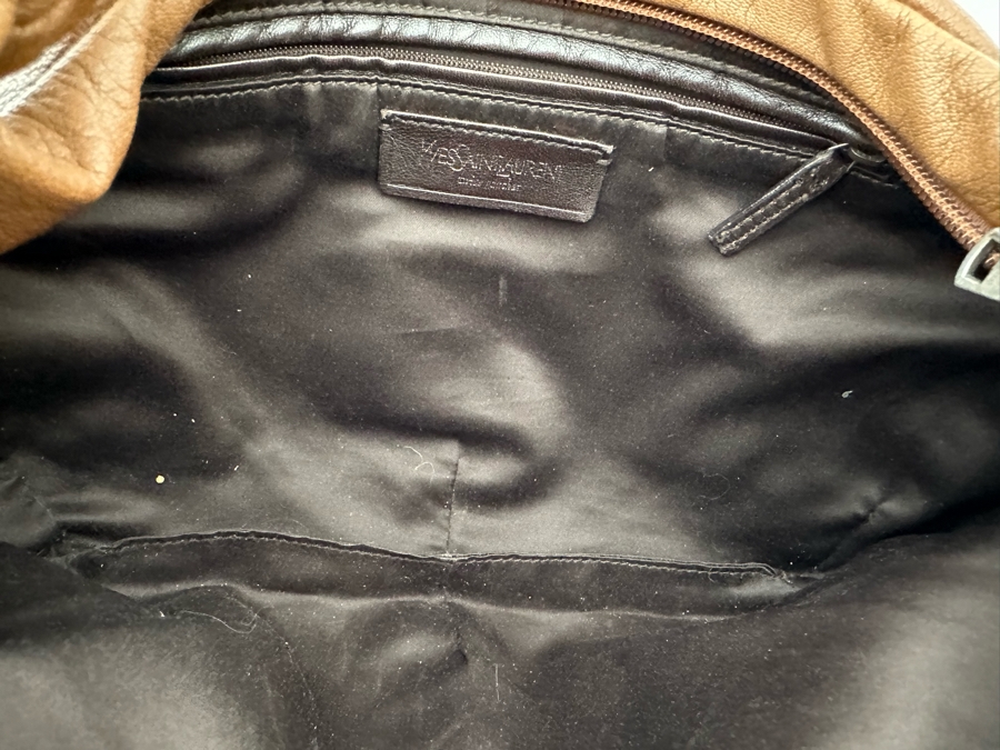 Vintage Yves Saint Laurent Leather Handbag 16W [Photo 9]