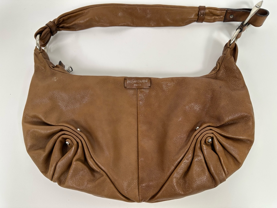 Vintage Yves Saint Laurent Leather Handbag 16W [Photo 3]