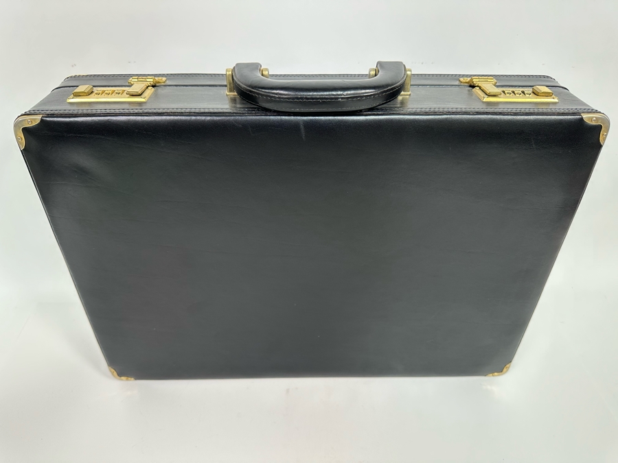 Leather Briefcase Made In Italy 18W X 13.5D X 4H