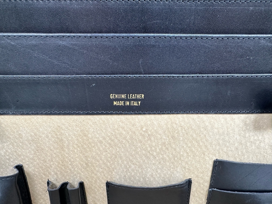 Leather Briefcase Made In Italy 18W X 13.5D X 4H [Photo 7]