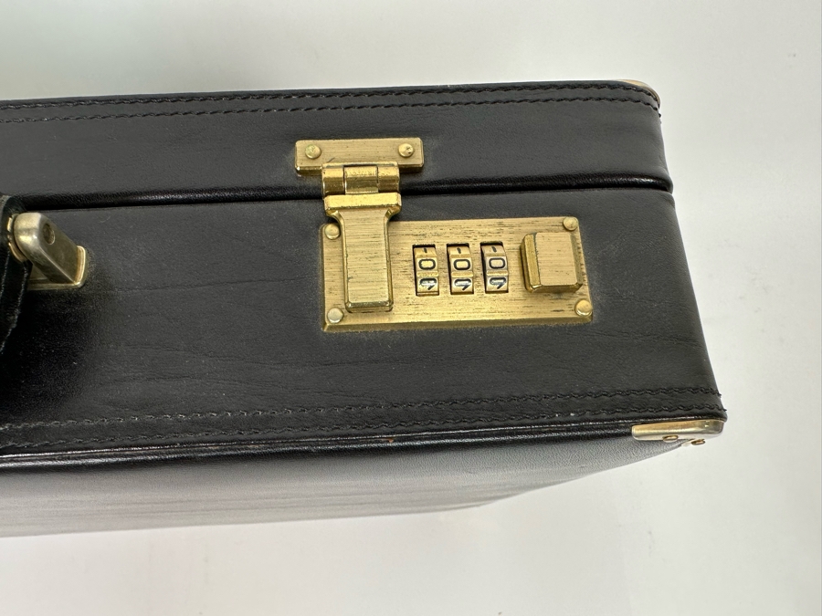 Leather Briefcase Made In Italy 18W X 13.5D X 4H [Photo 8]