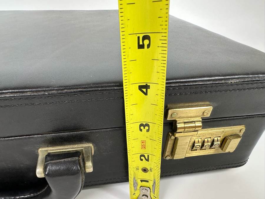 Leather Briefcase Made In Italy 18W X 13.5D X 4H [Photo 11]