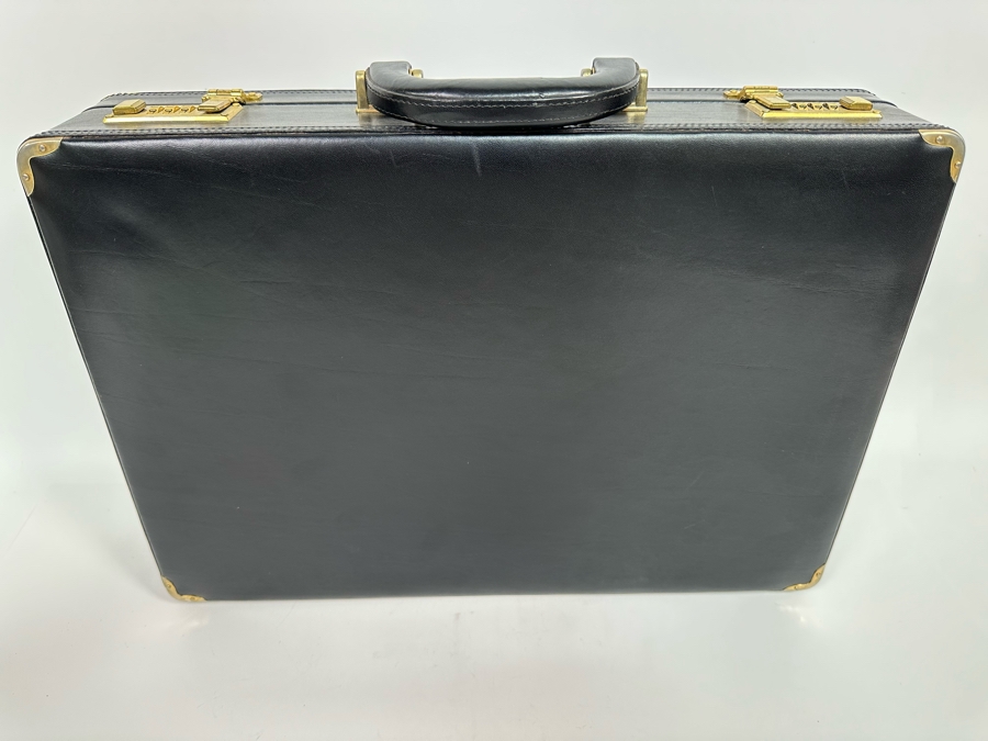 Leather Briefcase Made In Italy 18W X 13.5D X 4H [Photo 5]