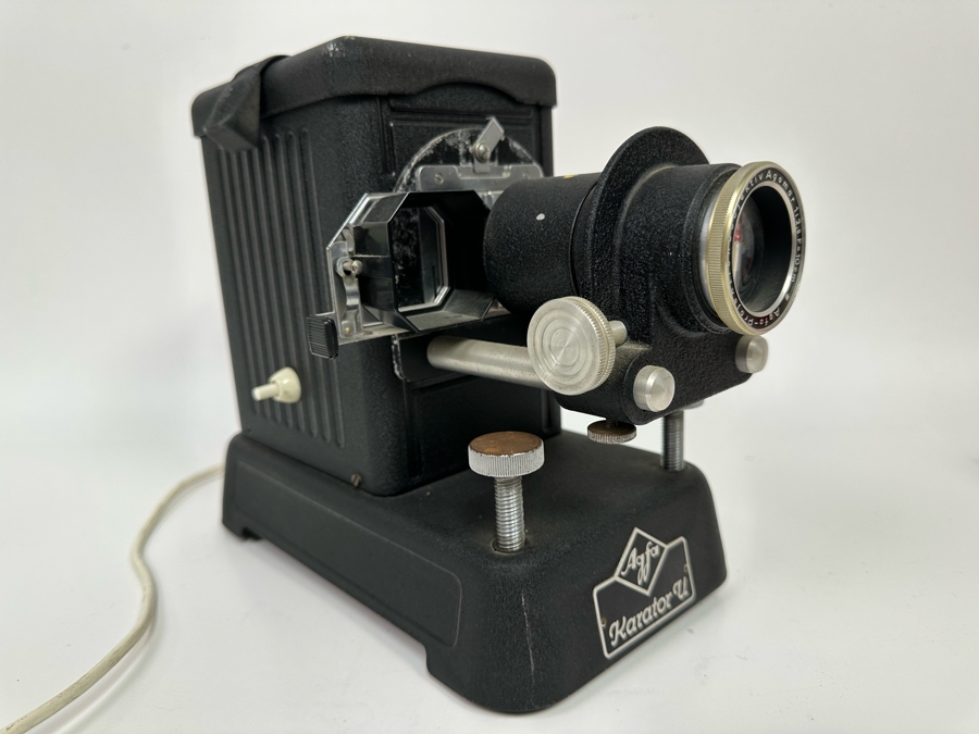 Just Added - Vintage Agfa Karator U Metal Slide Projector 12W X 6D X 9.5H [Photo 2]