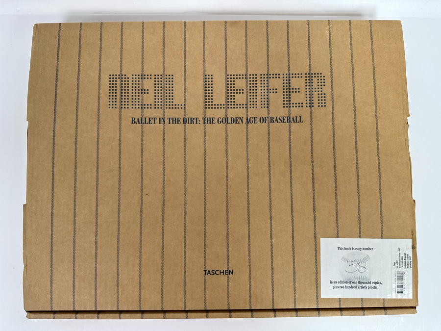 Signed Limited Edition 38 Of 1,000 Collector's Edition Baseball Book Neil Leifer: Ballet In The Dirt: The Golden Age Of Baseball With Original Box And Slipcover [Photo 2]