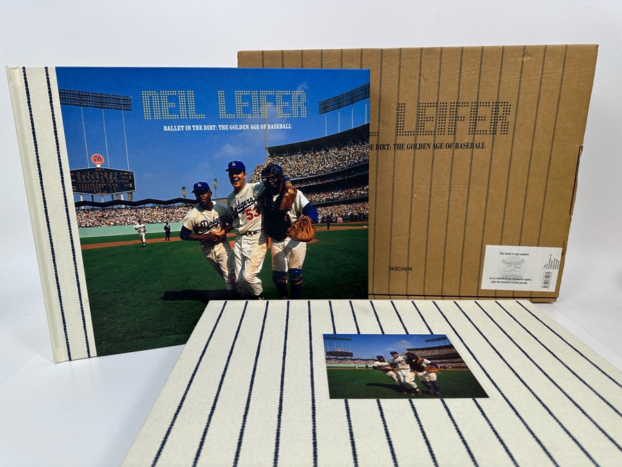 Signed Limited Edition 38 Of 1,000 Collector's Edition Baseball Book Neil Leifer: Ballet In The Dirt: The Golden Age Of Baseball With Original Box And Slipcover [Photo 6]