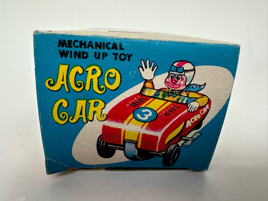 New Old Stock Acro-Car Mechanical Wind Up Toy Made In Japan With Original Box [Photo 12]