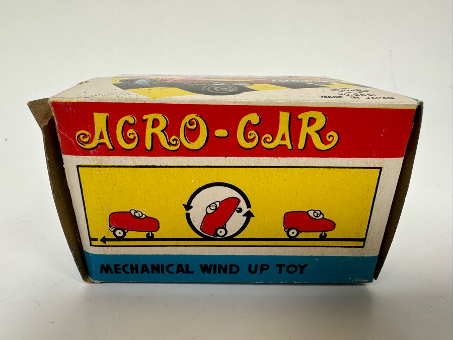 New Old Stock Acro-Car Mechanical Wind Up Toy Made In Japan With Original Box [Photo 11]