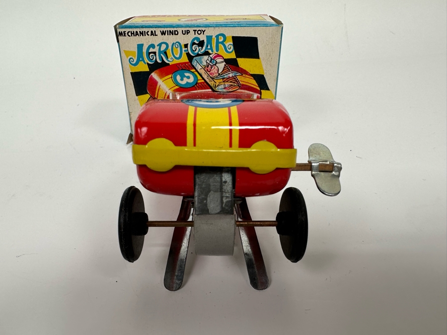 New Old Stock Acro-Car Mechanical Wind Up Toy Made In Japan With Original Box [Photo 6]