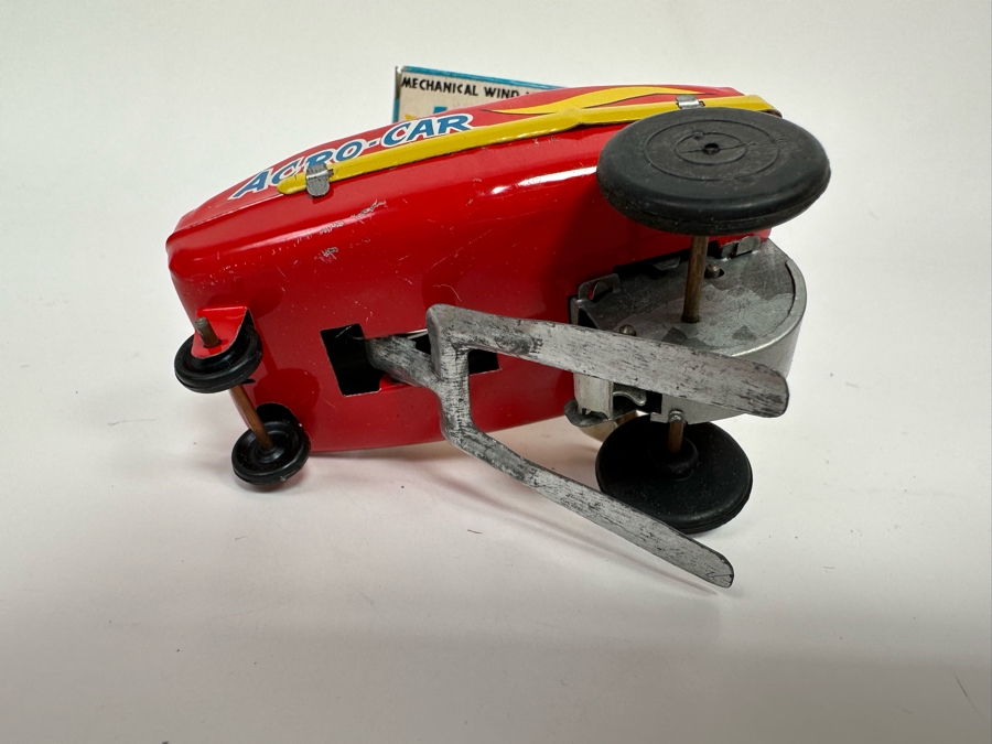 New Old Stock Acro-Car Mechanical Wind Up Toy Made In Japan With Original Box [Photo 9]