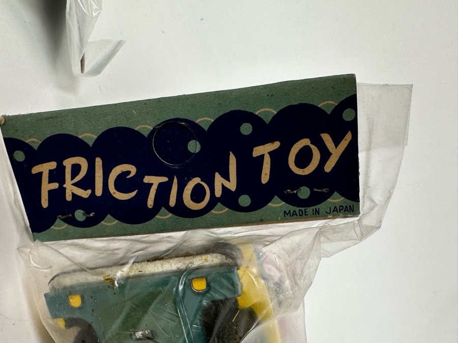 Pair Of Sealed Friction Toys Ice Cream Delivery Van And Bread & Cake Delivery Van Made In Japan [Photo 14]
