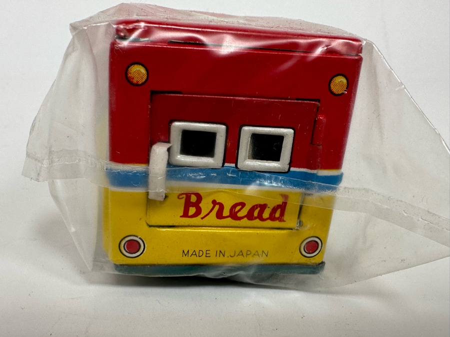 Pair Of Sealed Friction Toys Ice Cream Delivery Van And Bread & Cake Delivery Van Made In Japan [Photo 11]